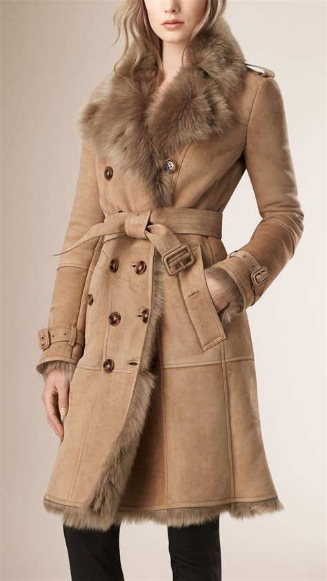 Burberry Shearling Coat 